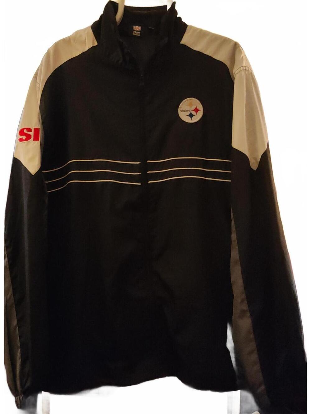 Pittsburgh Steelers NFL Reebok Sports Illustrated Mens XL jacket (lightweight)